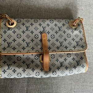 Louis vuitton denim purse